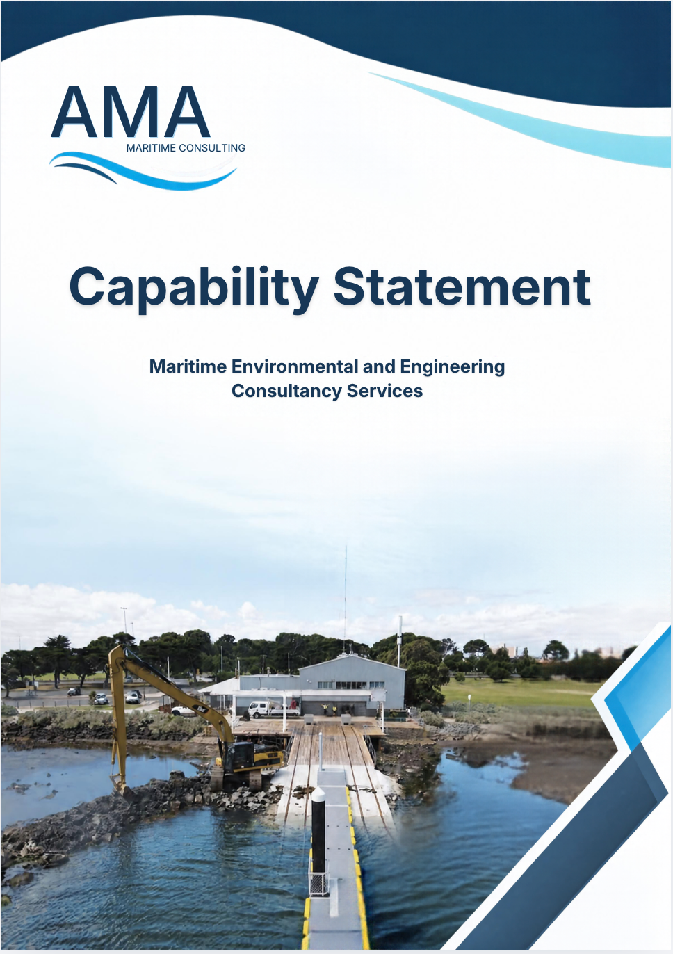 Marine infrastructure waterfront facility